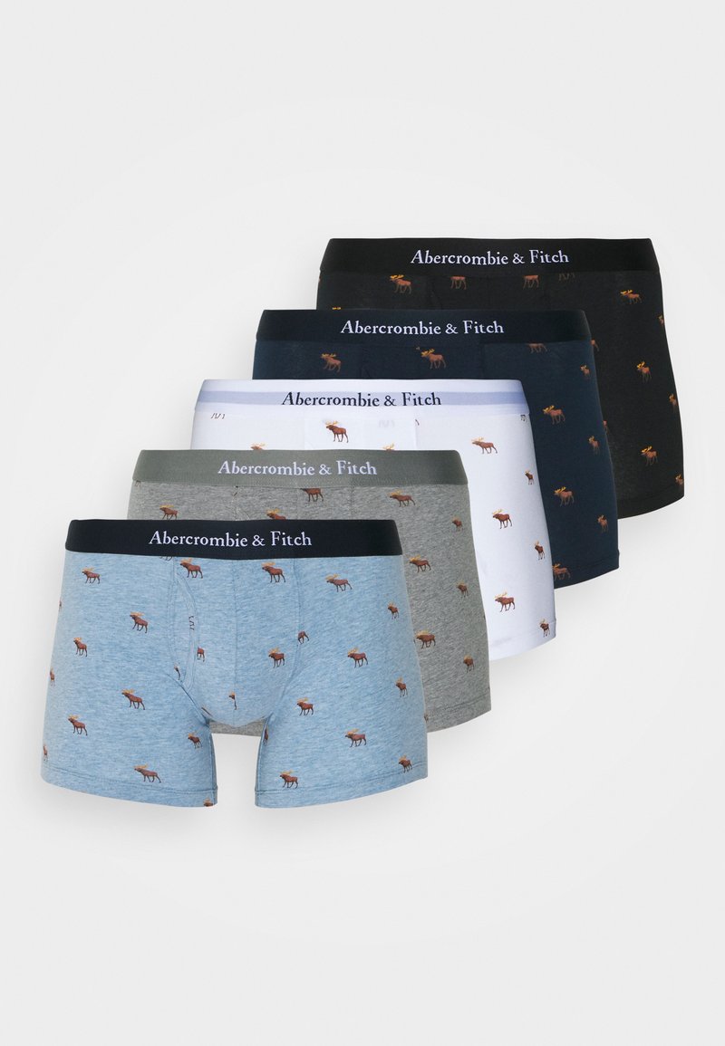 Herren Unterhosen | Abercrombie & Fitch ICON 5 PACK Panties lifelike moose/schwarz - ON53081 Herren Unterhosen | Abercrombie & Fitch ICON 5 PACK Panties lifelike moose/schwarz - ON53081