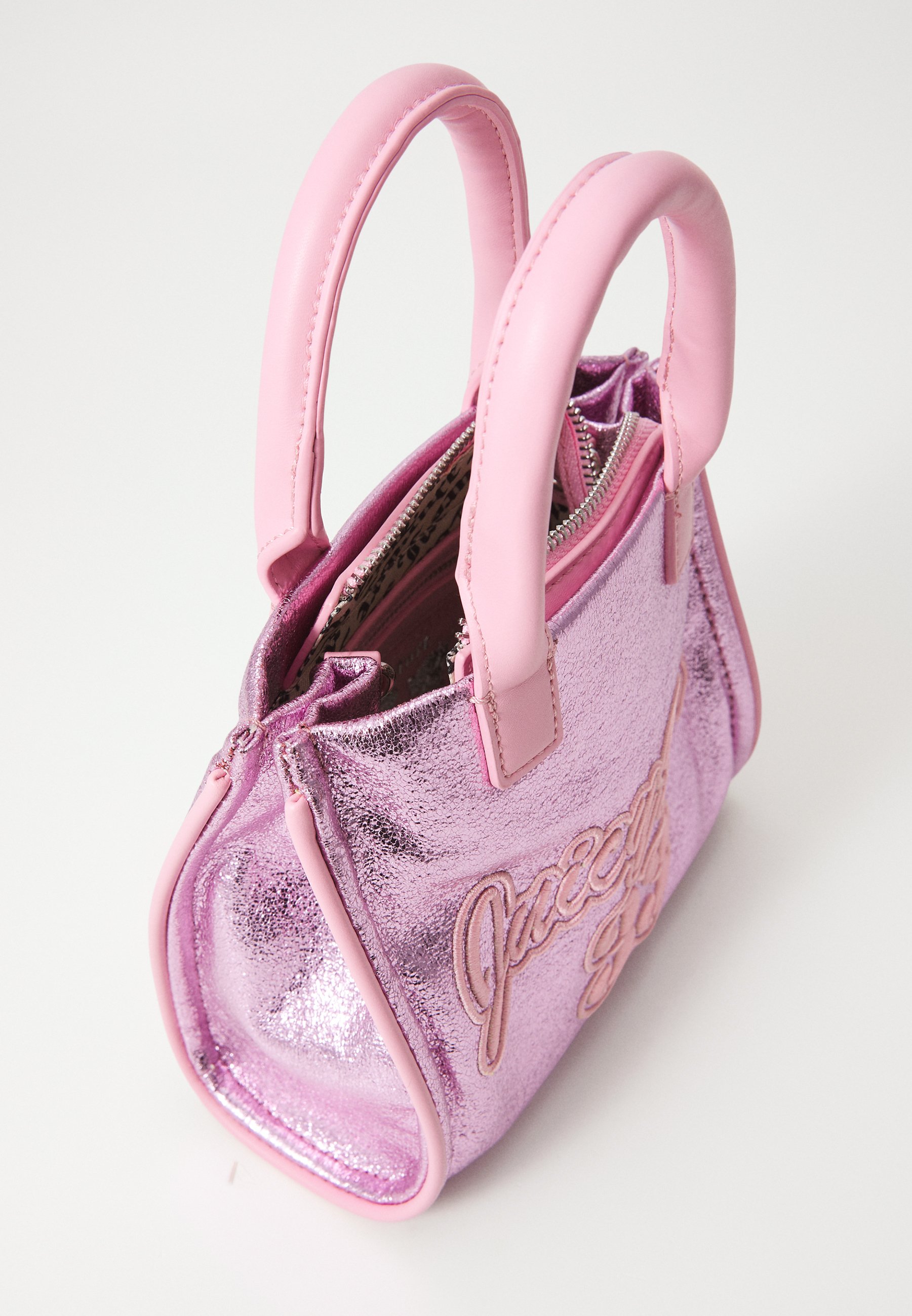 特価/完売前に【JUICY COUTURE】Iris メタリック S バッグ Juicy Couture IRIS BAG UNISEX - Handbag - hot pink/pink