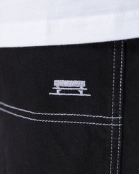Jacker CLASSIC BAGGY UNISEX - Farmer rövidnadrágok - black