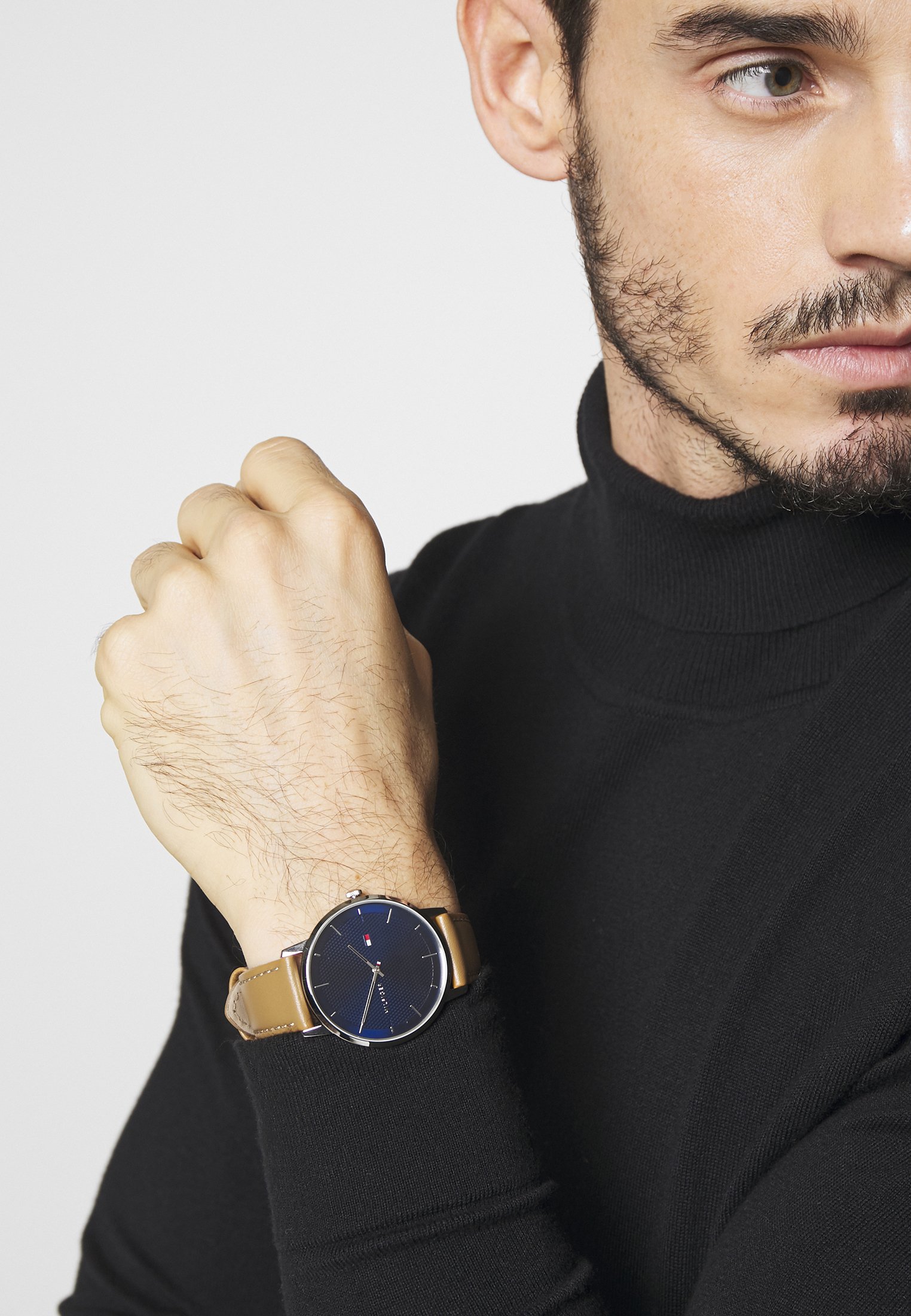 Tommy Hilfiger WATCH - Montre - camel/blue/camel - ZALANDO.FR