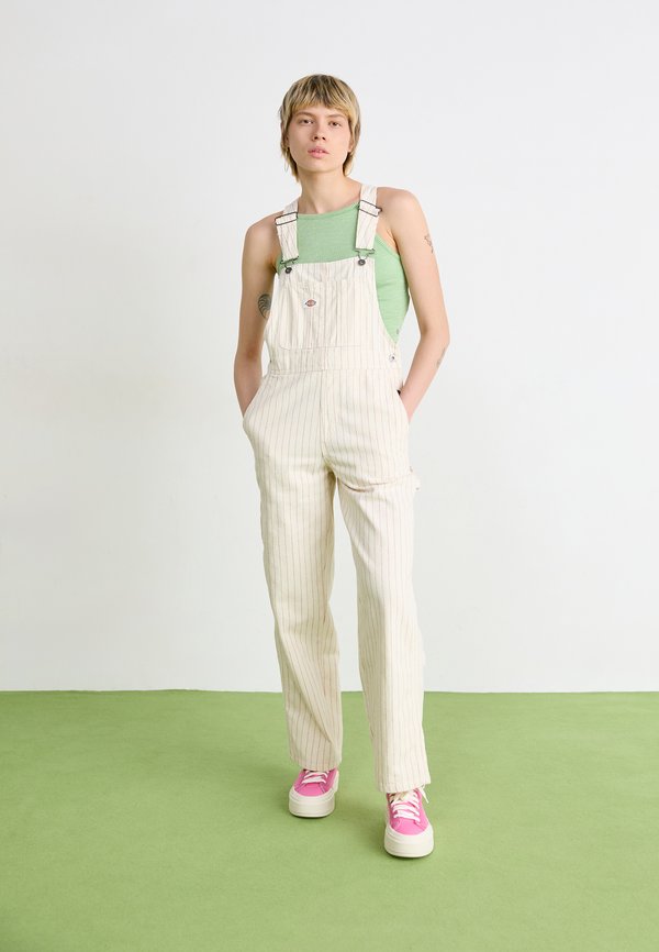 SERVICE BIB  - Dungarees - egret