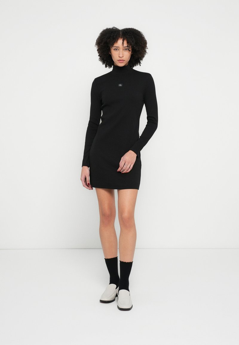 calvin klein black jersey dress Calvin Klein - Girls Black Milano Jersey Dress