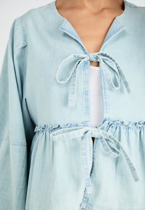 BRUNCH BABE - Blouse - lt denim4