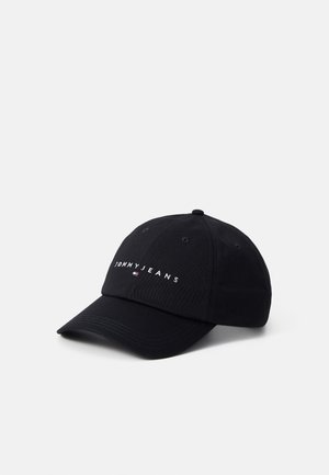 LINEAR LOGO 6 PANEL UNISEX - Lippalakki - black