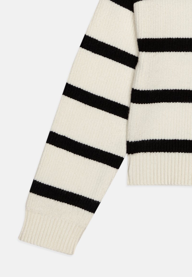 NAME IT Nkfnilla Pull Tricot Manches Courtes Fille – Rayé Confortable, Style Tendance Danois