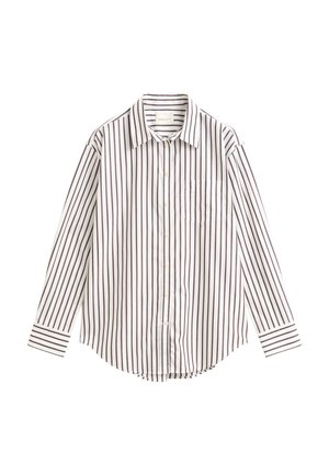 GANT, REL CLASSIC POPLIN STRIPED SHIRT - Blusa - deep brown