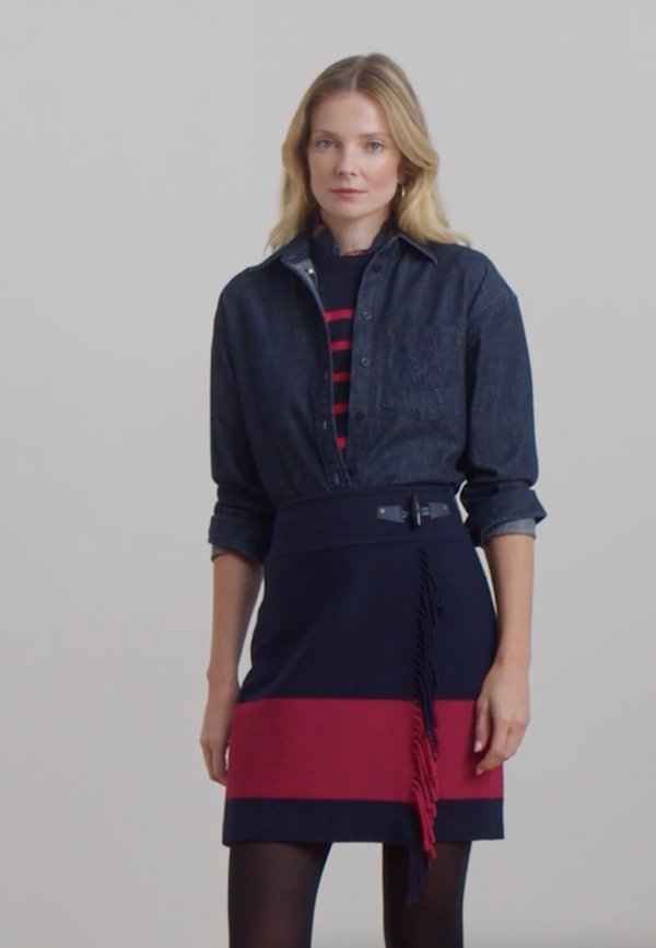 RELAXED FIT DENIM SHIRT - Button-down blouse - rinse wash3