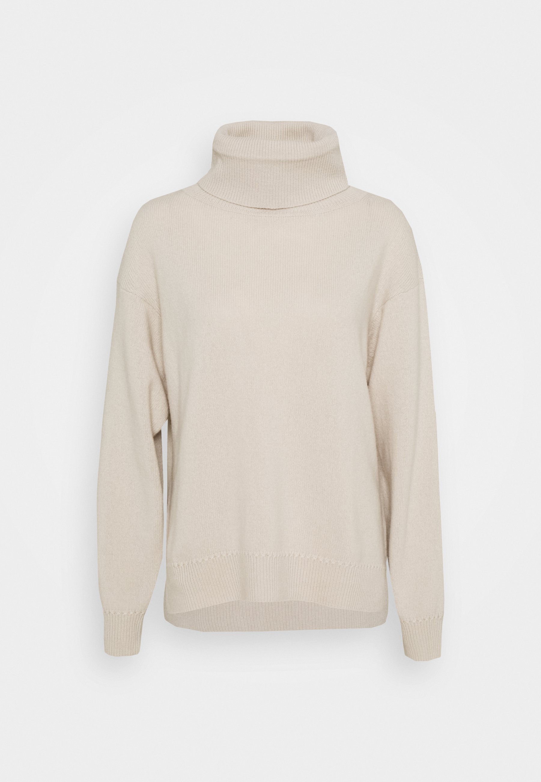 MOLLY ROLL NECK Stickad tröja ivory MOLLY ROLL NECK Stickad tröja ivory