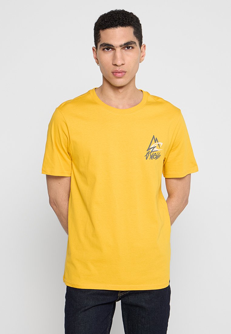 O’Neill T-shirt print geel