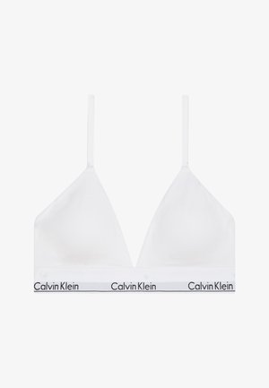 Calvin Klein Underwear, TRIANGLE ICON - Trekants-bh'er - white
