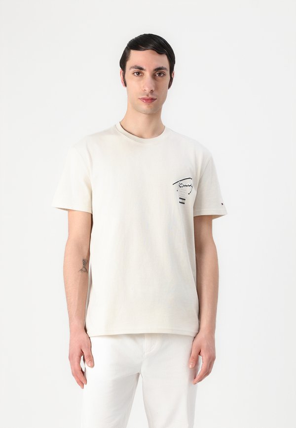 SIGNATURE CITY TEE UNISEX - Print T-shirt - desert sand dune3