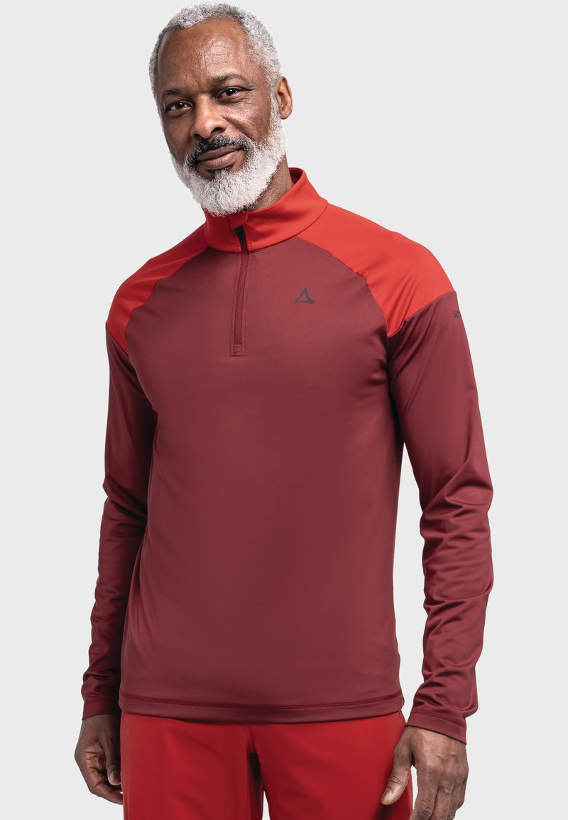 Schöffel ROLLKRAGEN LENGGRIES M
 - Langarmshirt -  rot