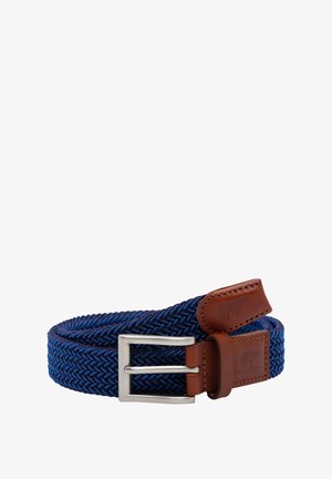 Gevlochten riem - blue