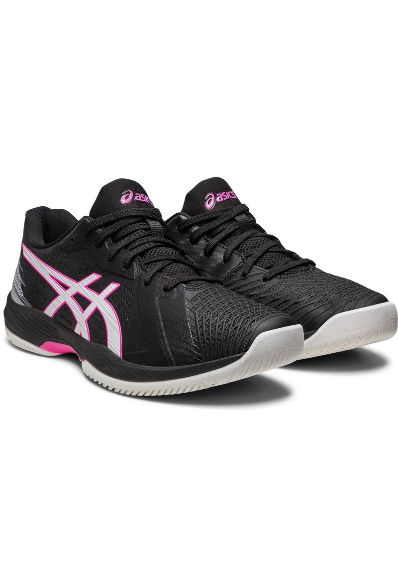 black asics tennis shoes womens