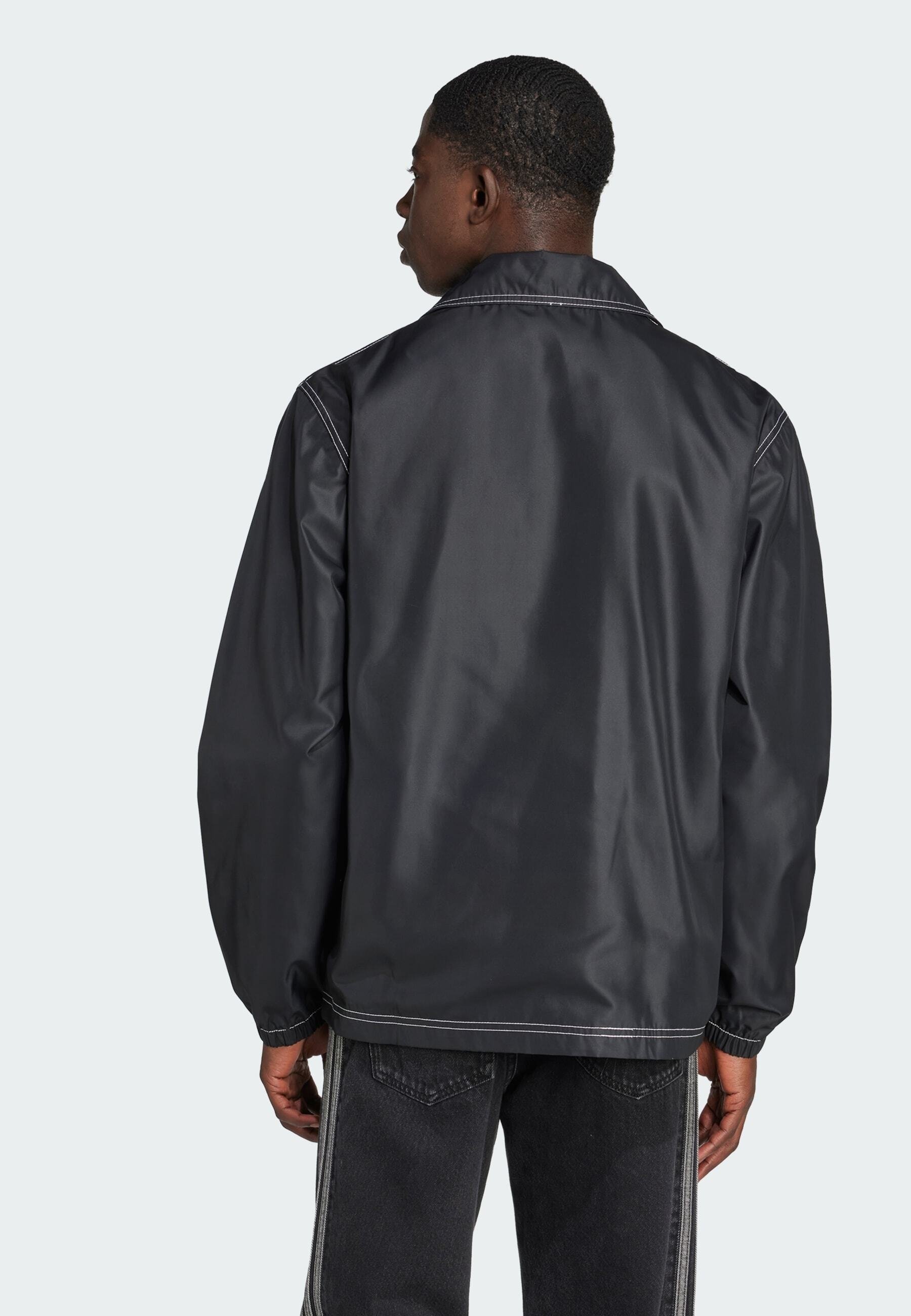 ジャケット・アウター 00s gimmick zip leather hoodie archive adidas Originals GRAPHIC REG JKT - Light jacket - black - Zalando