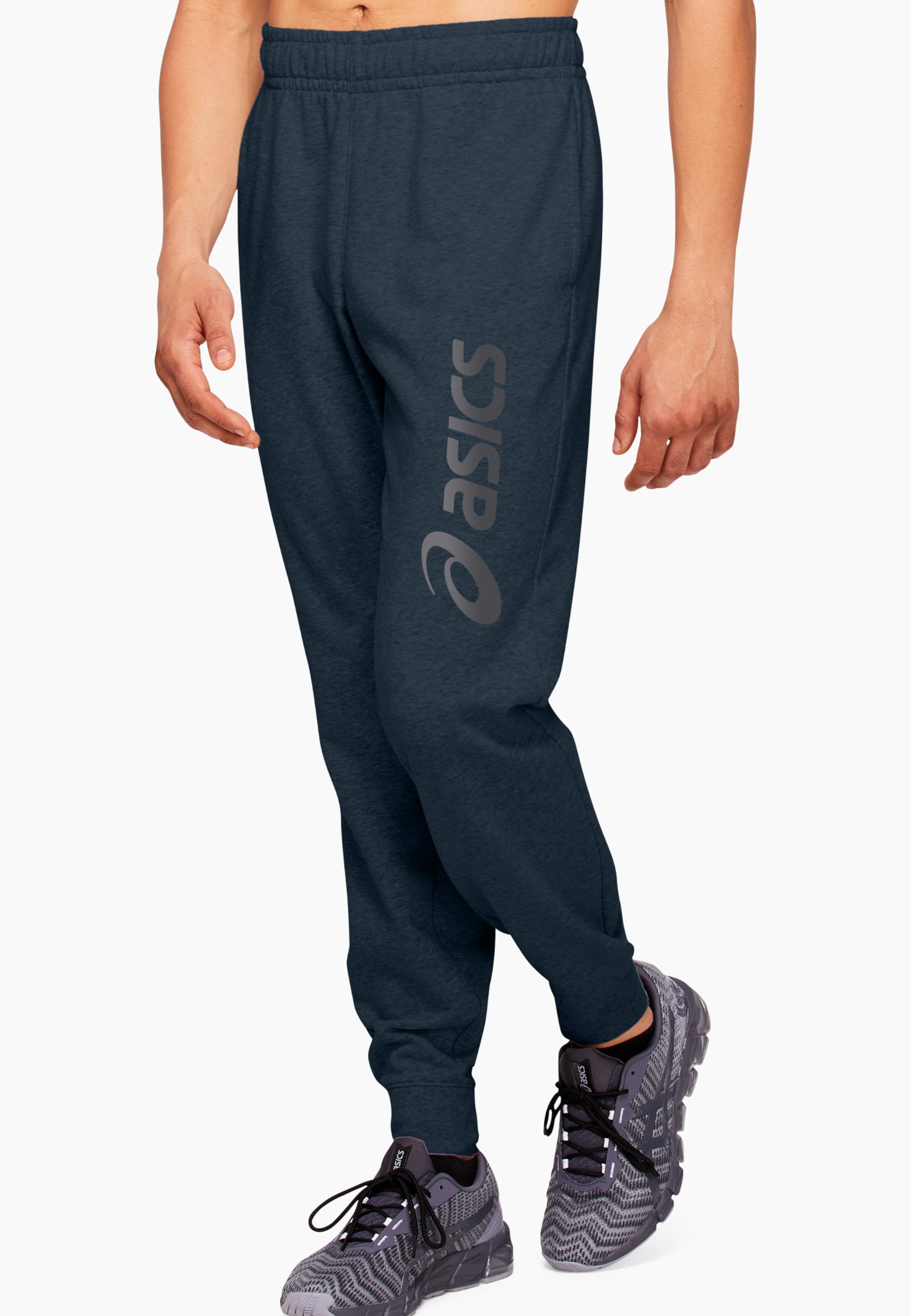 ASICS BIG LOGO SWEAT PANT - Pantalones deportivos - french blue/azul -