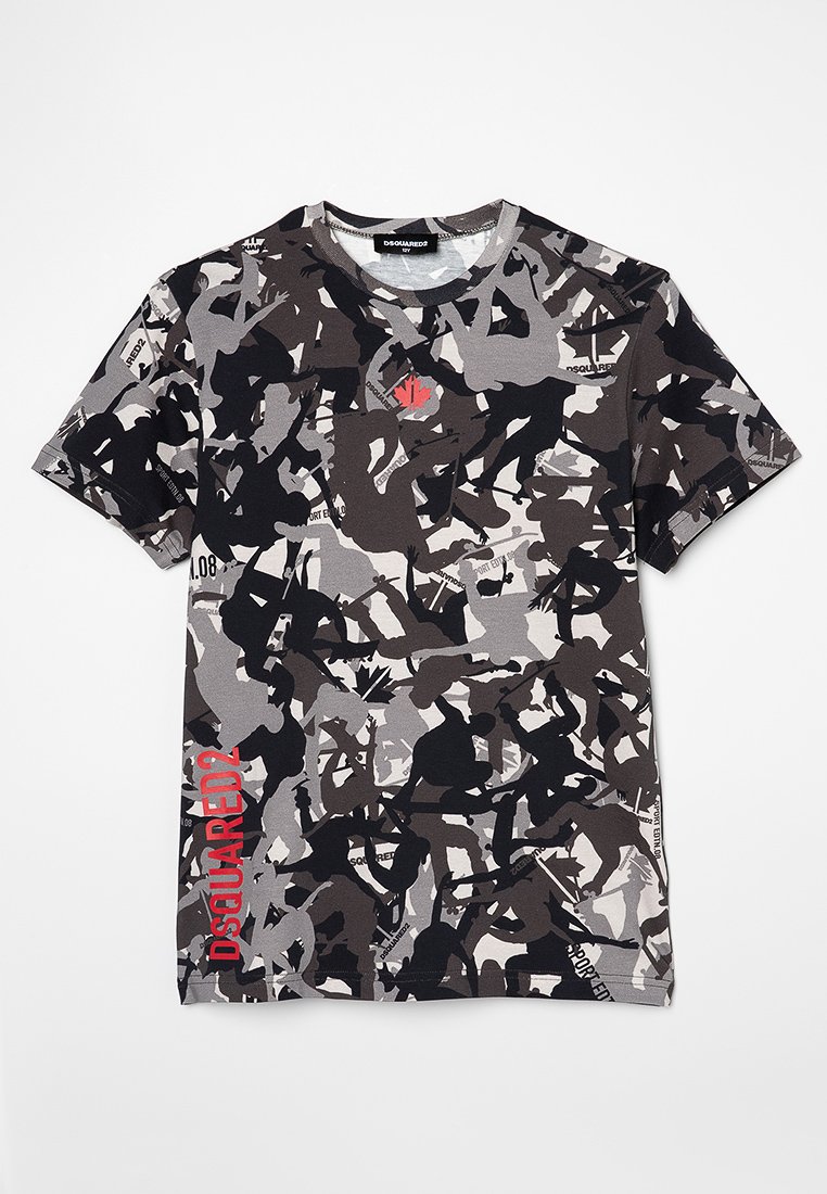 Dsquared2 T-shirt print grijs