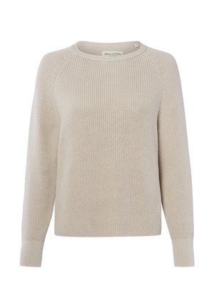 Strickpullover - hellgrau