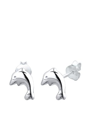 CUTE DOLPHIN STUDS - Ohrringe - silberfarben
