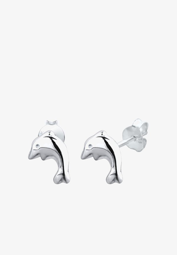 CUTE DOLPHIN STUDS – Ohrringe – silberfarben