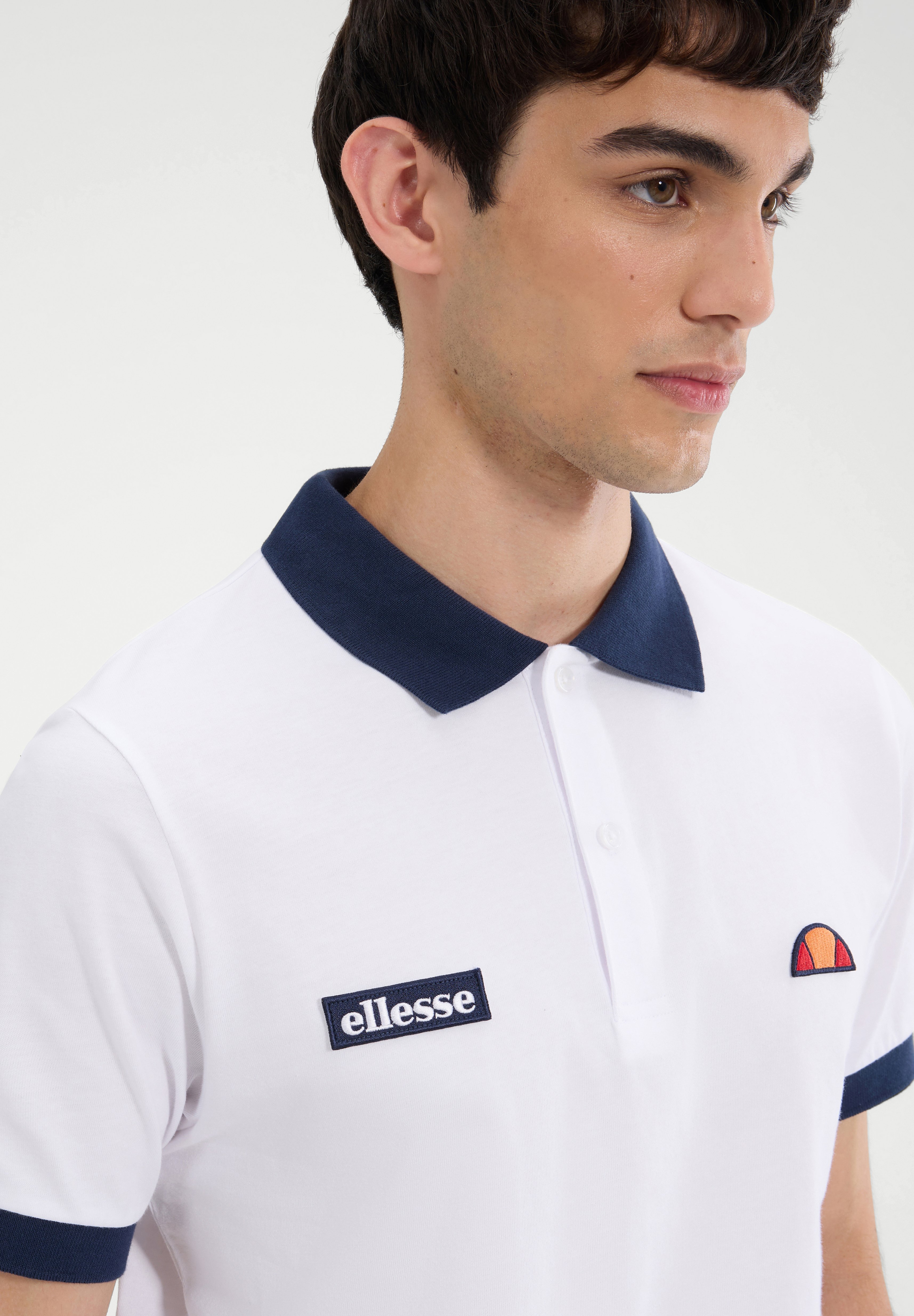 Ellesse LESSEPSIA POLO - Polo - white/navy/branco - Zalando.pt