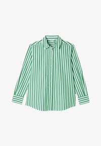 Unselected, green & white stripe