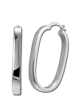 CREOLEN OVAL BIG - Earrings - silberfarben