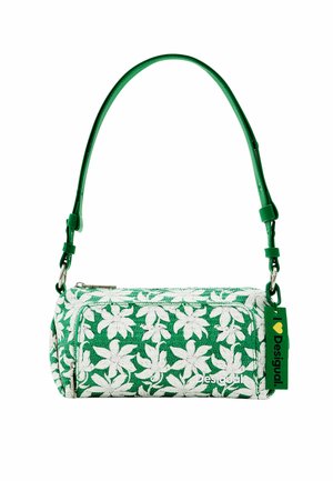 S TEXTURED FLORAL - Taka s pnm popruhem - green