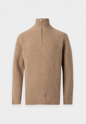 CLOSED, ZIPPED JUMPER - Svetrík - rock beige