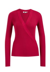 WE Fashion Stickad tröja - pink