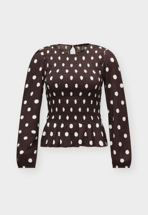 ONLY, ONLMOLLY SMOCK - Blouse - coffee bean