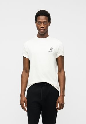 CREW NECK - Marškinėliai su spaudiniu - champagne