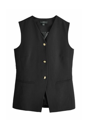 PETITE FIT WITH BUTTON DETAIL - Weste - black