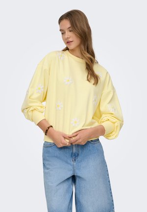 Sweatshirt - pastel yellow