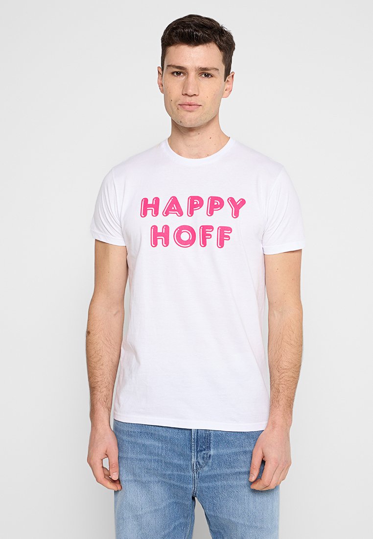 Happy Socks T-shirt basic wit