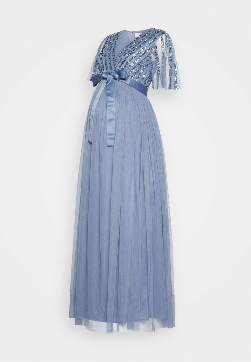 Maya Deluxe Maternity Galajurk blauw
