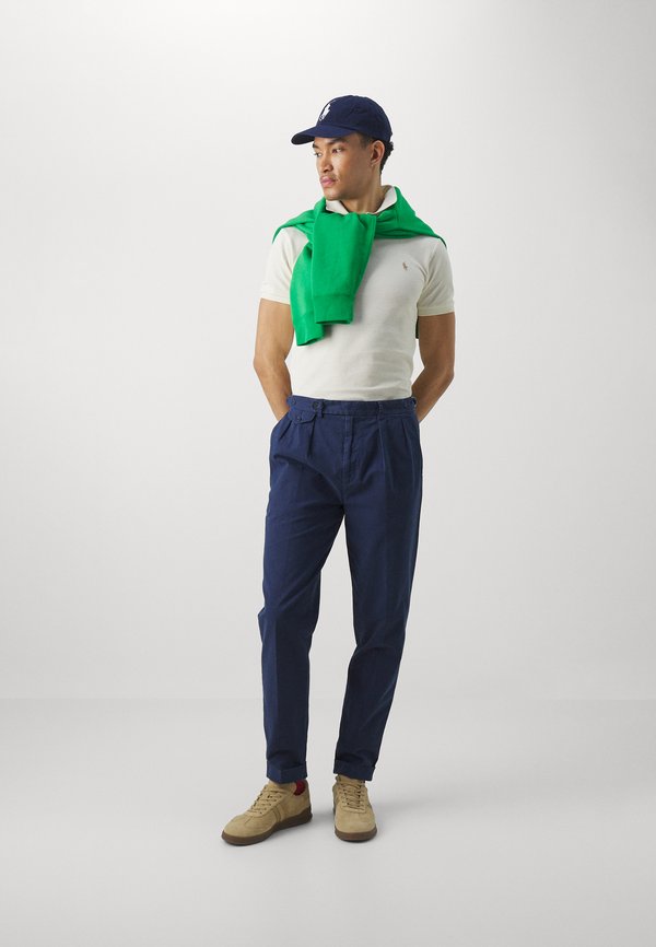 SLIM FIT MESH POLO SHIRT - Polo shirt - parchment cream3