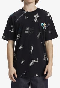 DC Shoes Camiseta estampada - xkwb black scribble print