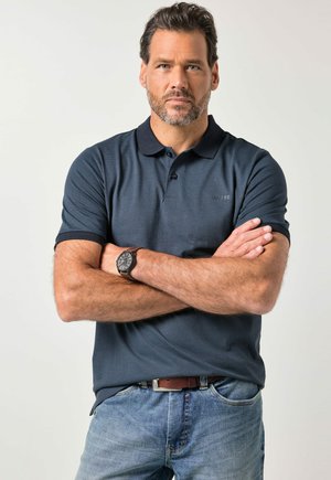 HALF-SLEEVE MINIMALIST PATTERN  - Poloshirt - navy blue