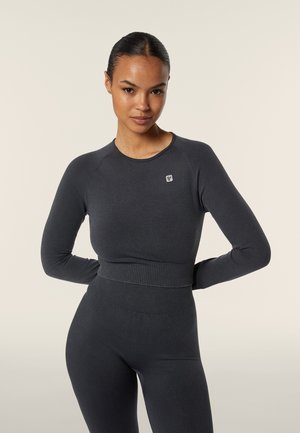 Freddy SEAMLESS SPORT - Maglietta a manica lunga - nero used