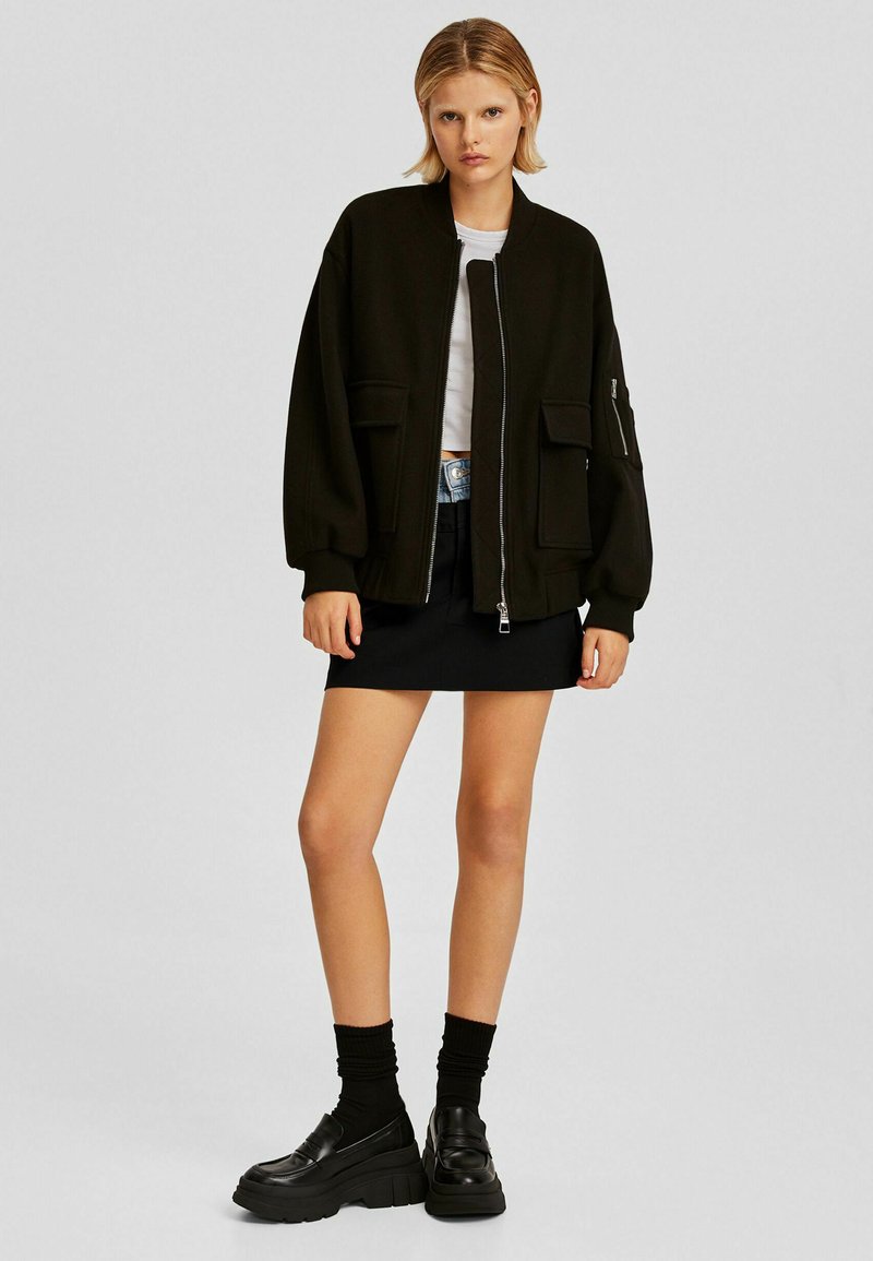 Bershka Minirok zwart Bershka Minirok zwart