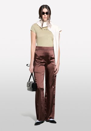 Sisley, PALAZZO  - Pantalon classique - brown