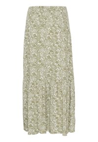 Cream CRTIAH - Maxisukňa - graphic flower print