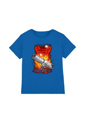 Cotton Soul, SUPERMAN/STEEL GIRDER UNISEX - Print T-shirt - royal blue