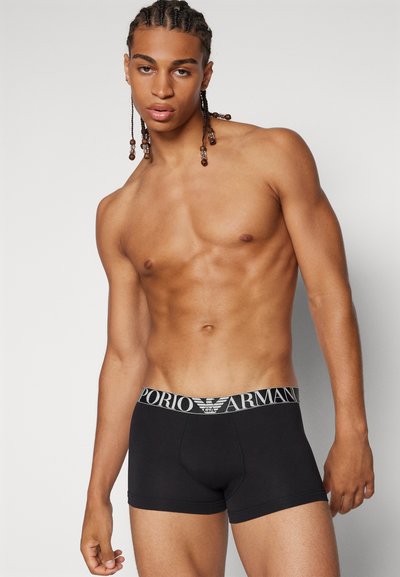 Emporio Armani TRUNK 3 PACK - Ozke boksarice - nero/black
