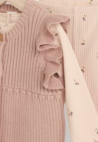 Next REGULAR FIT  SET 3 PIECE - Leggings - rust brown  beige ditsy print