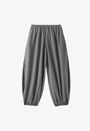 Stradivarius, CHECK VOLUMINOUS TROUSERS - Pantalon classique - dark grey