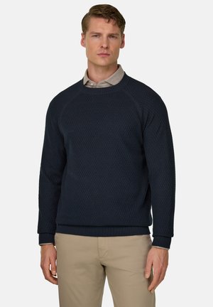 Boggi Milano CREW NECK - Maglione - navy blue