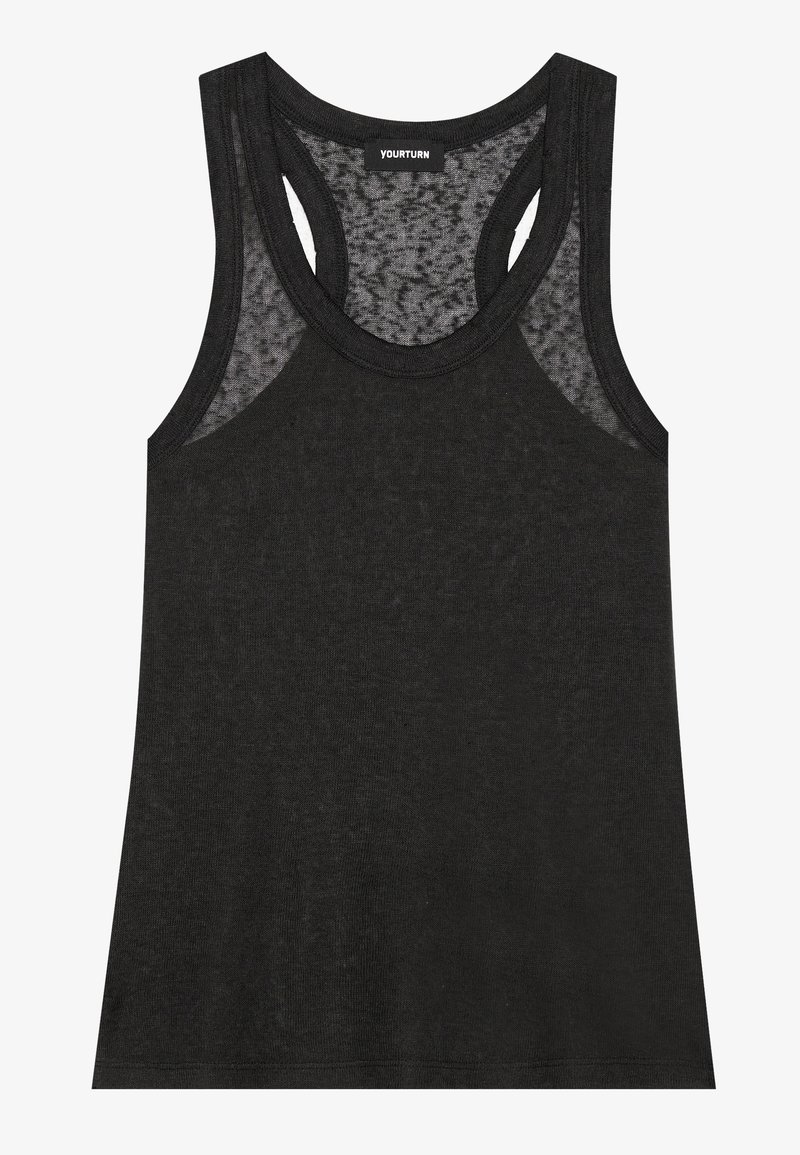 YOURTURN Top schwarz