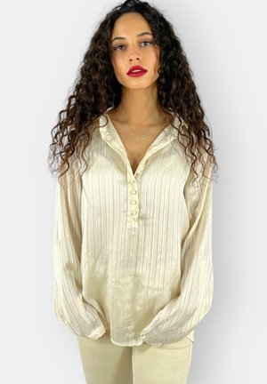 CON TEXTURA - Blusa - beige